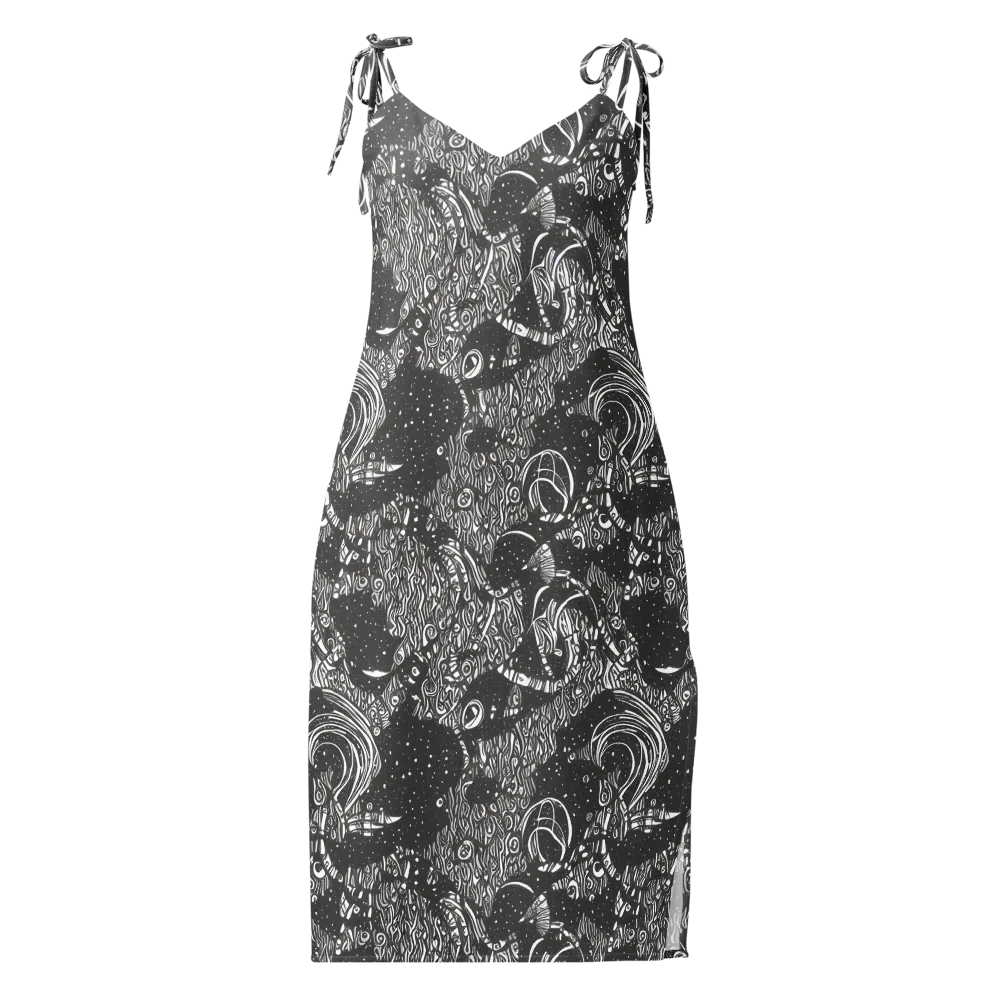 Shadow Reverie on Slip Dress — Front