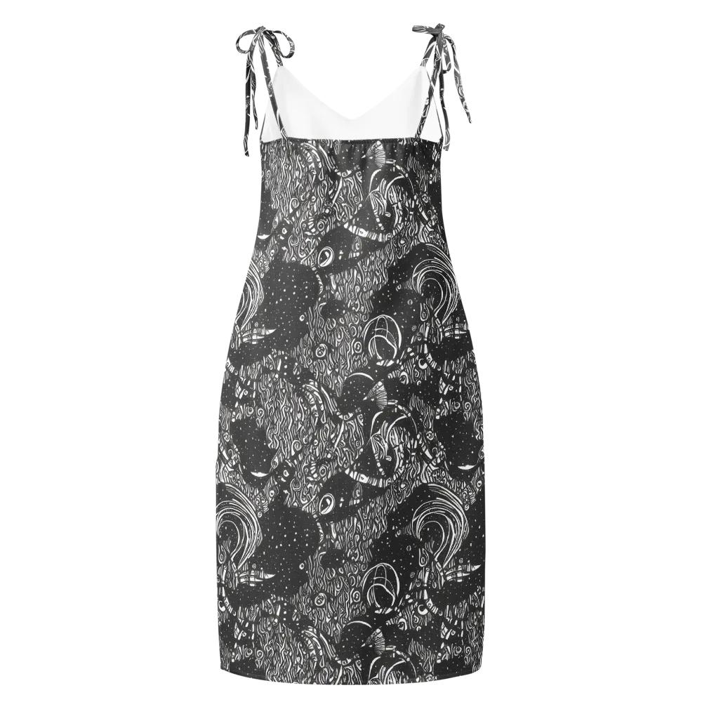 Shadow Reverie on Slip Dress — Back
