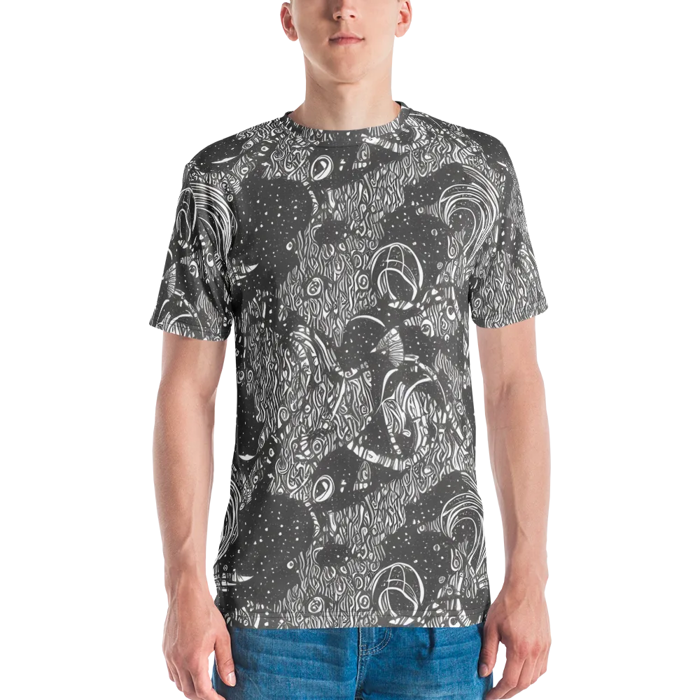 Shadow Reverie on Men's Crew Neck T-Shirt — Front