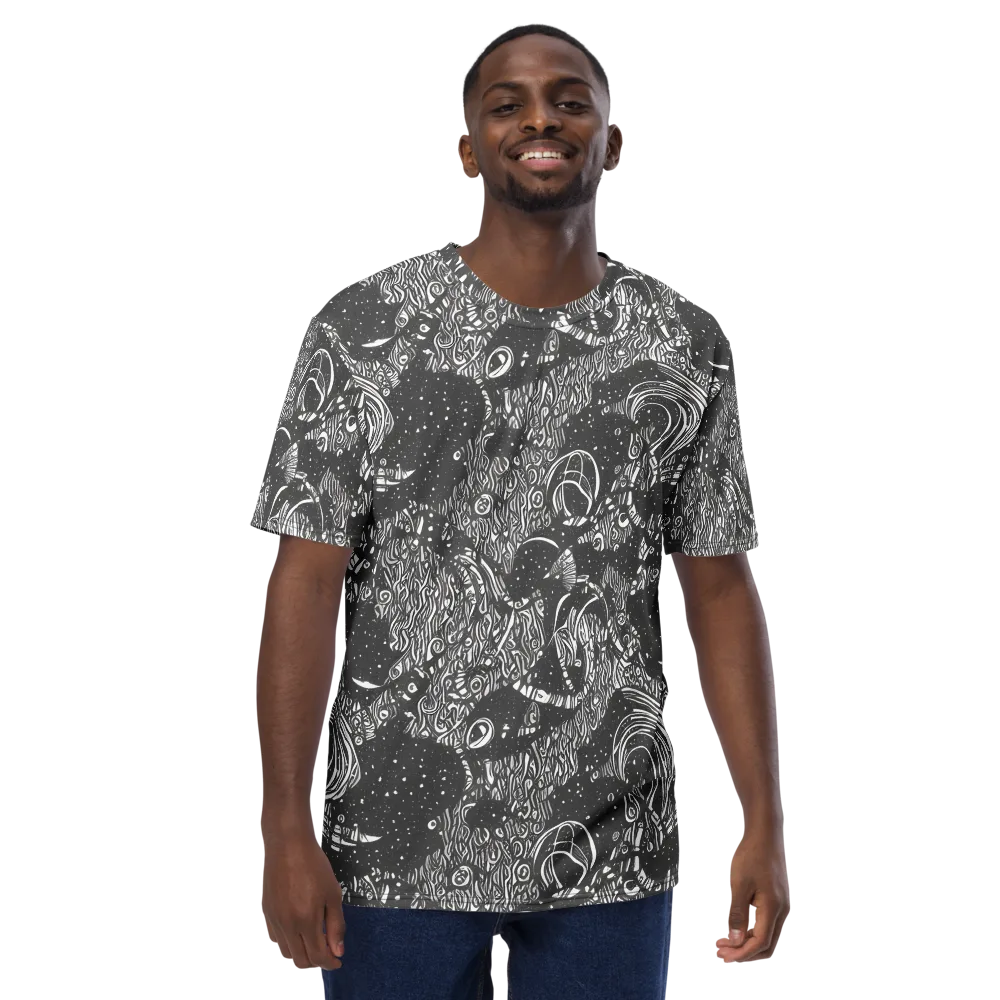 Shadow Reverie on Men's Crew Neck T-Shirt — Front