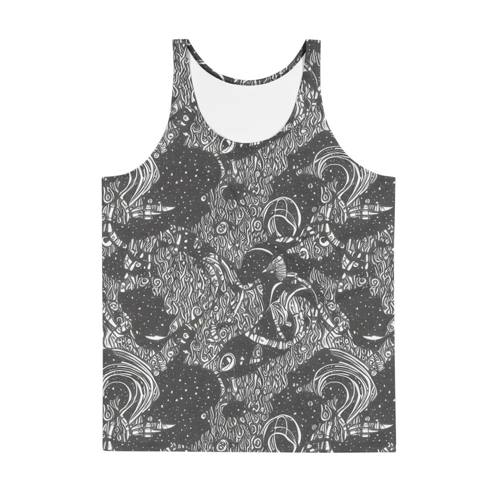Shadow Reverie on Men's Tank Top — Front