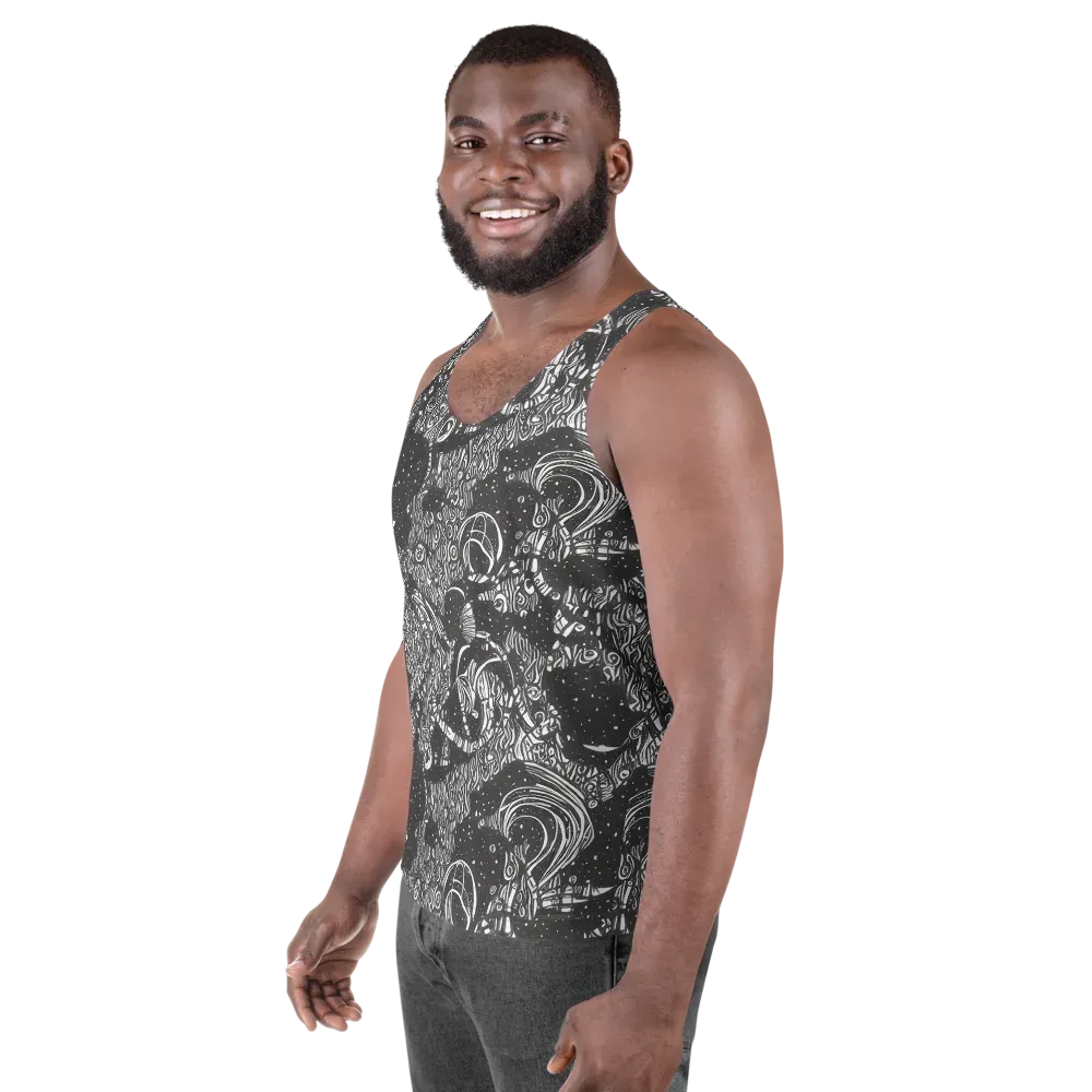 Shadow Reverie on Men's Tank Top — Left Front