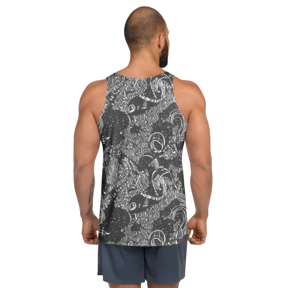 Shadow Reverie on Men's Tank Top — Back