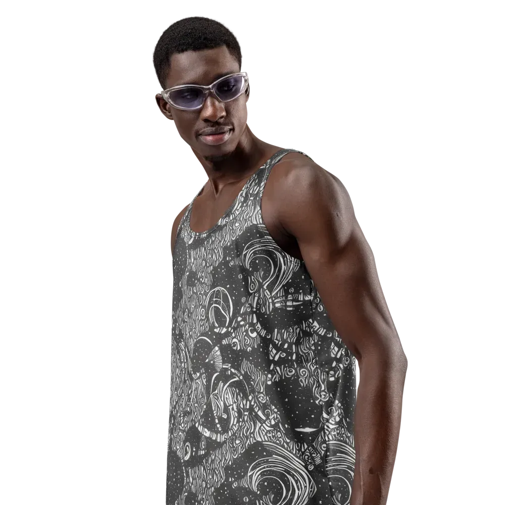 Shadow Reverie on Men's Tank Top — Left
