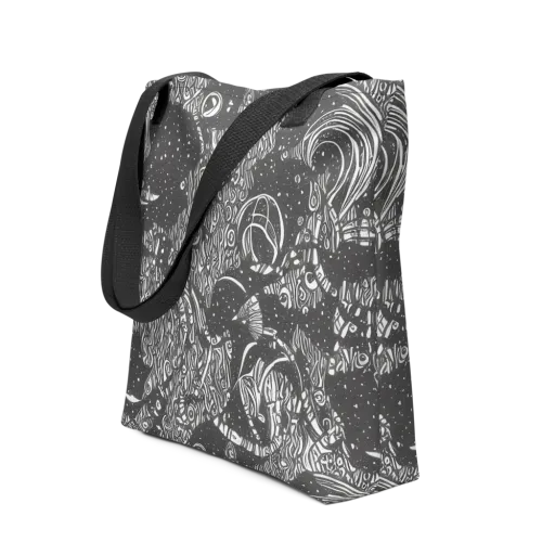 Shadow Reverie on a Tote Bag