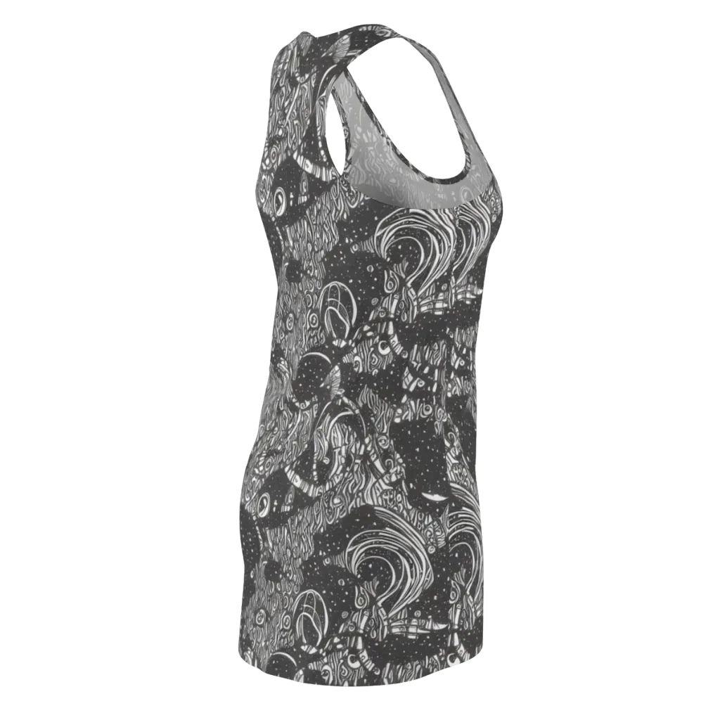 Shadow Reverie on Racerback Dress — Back Side