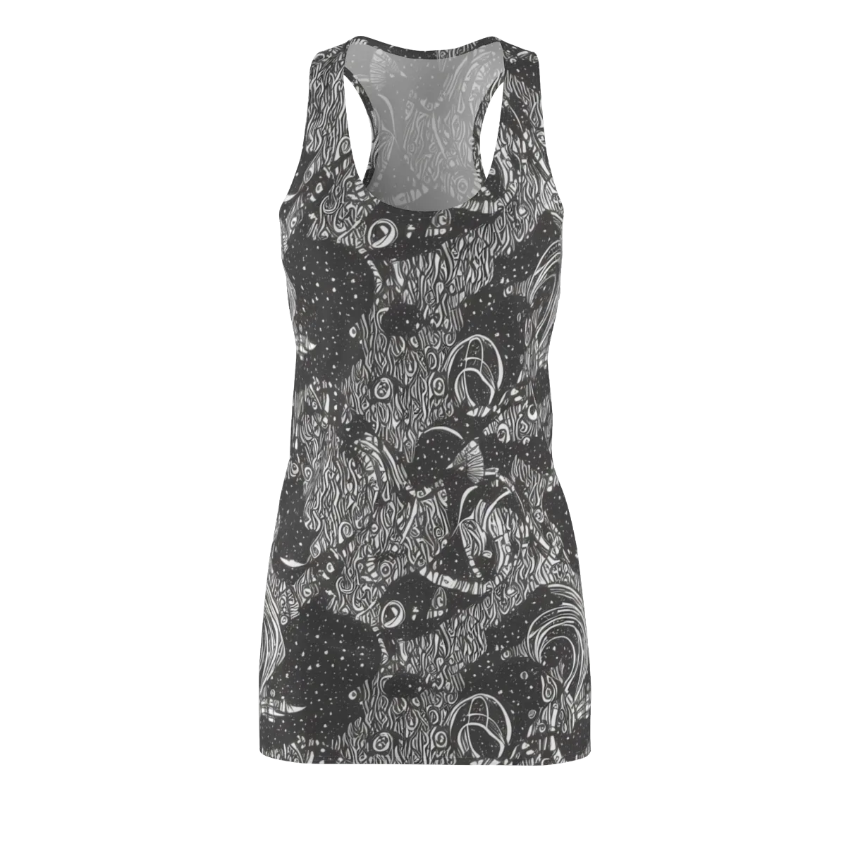 Shadow Reverie on Racerback Dress — Front