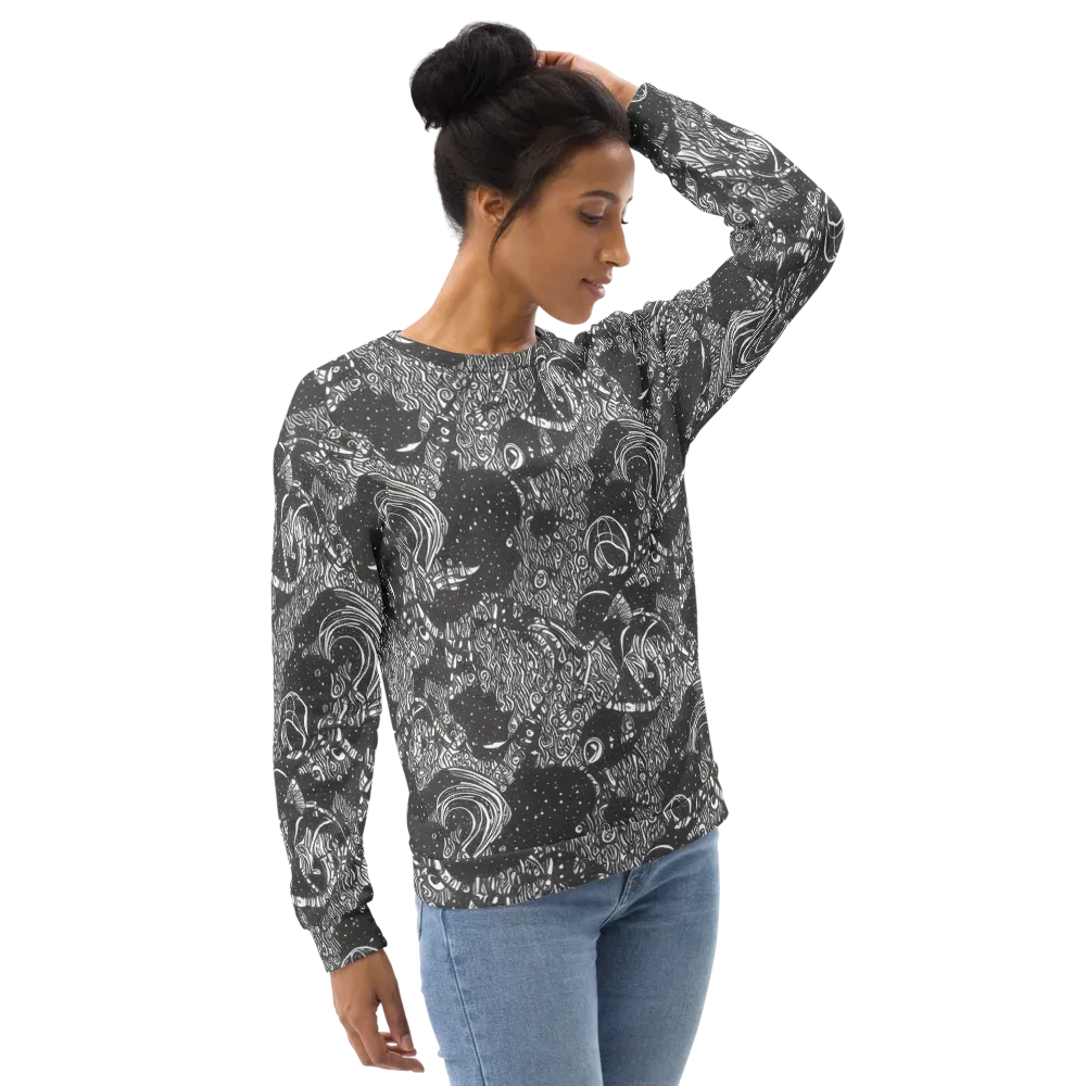 Shadow Reverie on Sweatshirt — Right Front