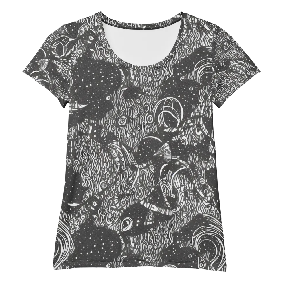 Shadow Reverie on Women's Athletic T-Shirt — Front