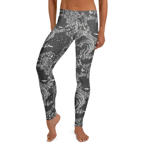 Shadow Reverie on a Leggings