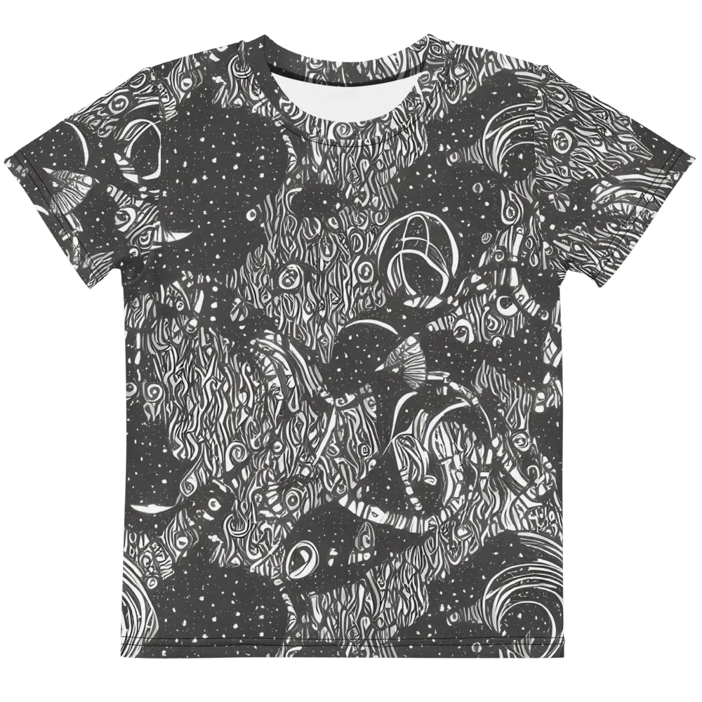 Shadow Reverie on Kids Crew Neck T-Shirt — Front