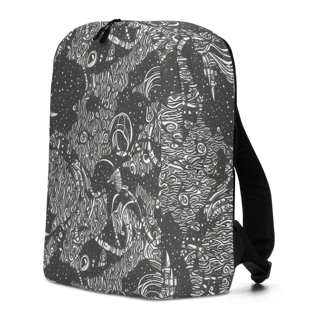 Shadow Reverie on Minimalist Backpack — Left