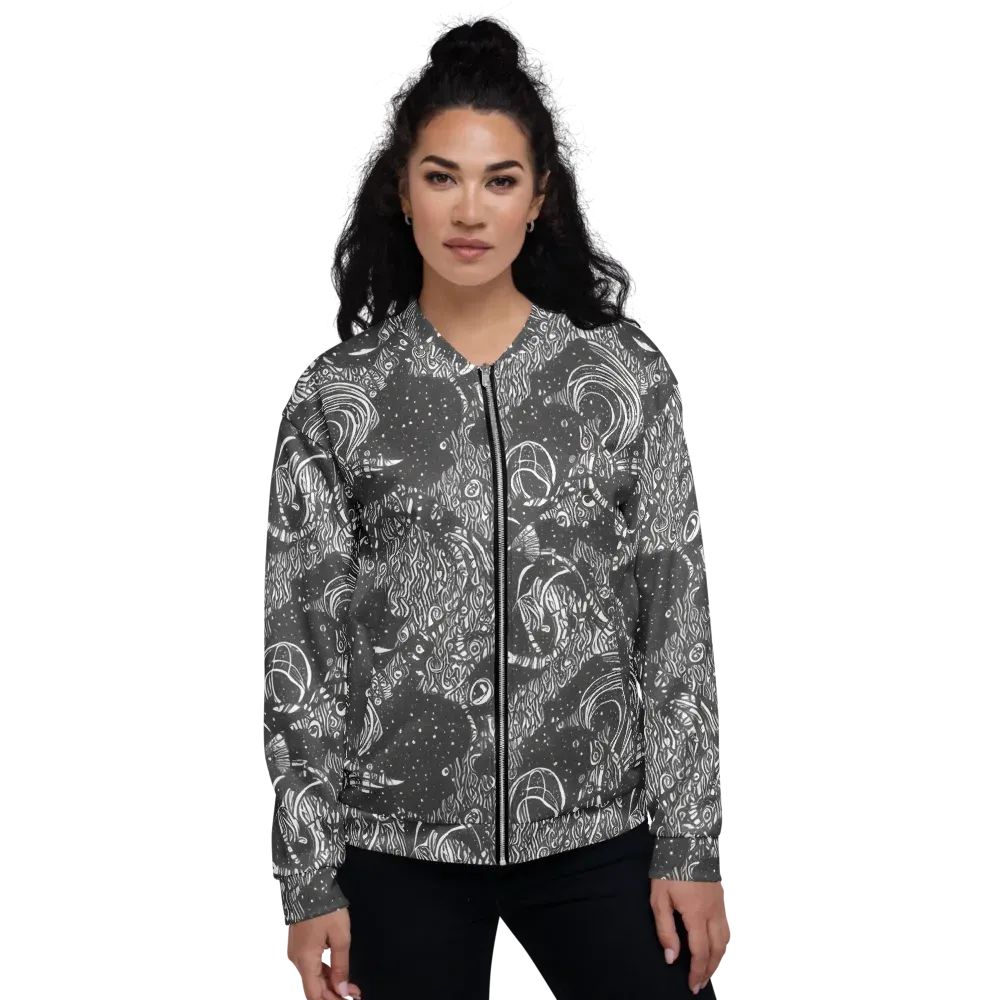 Shadow Reverie on Bomber Jacket — Front