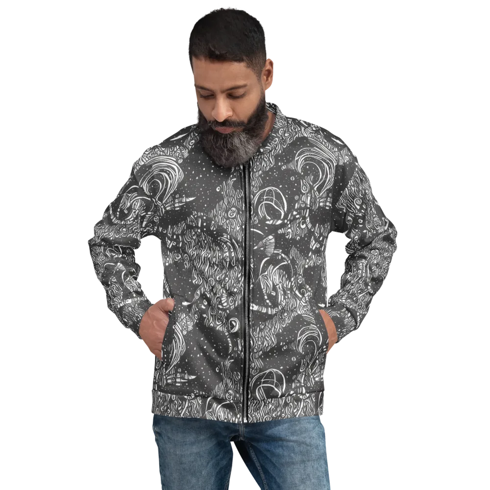 Shadow Reverie on Bomber Jacket — Front