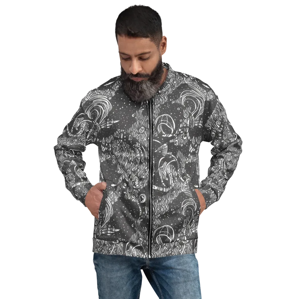 Shadow Reverie on Bomber Jacket — Front