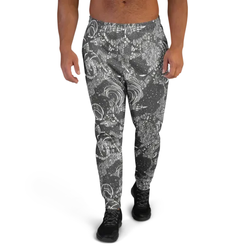 Shadow Reverie on a Men's Joggers