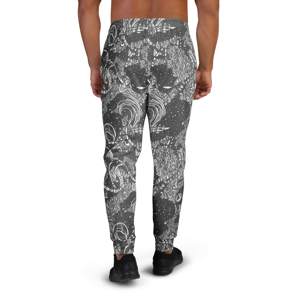 Shadow Reverie on Men's Joggers — Back
