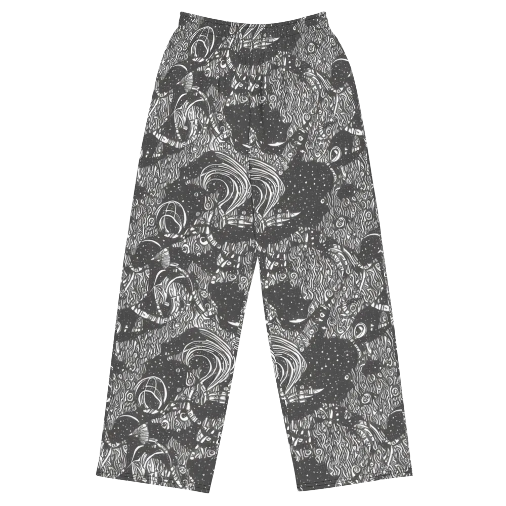 Shadow Reverie on Wide-Leg Pants — Front