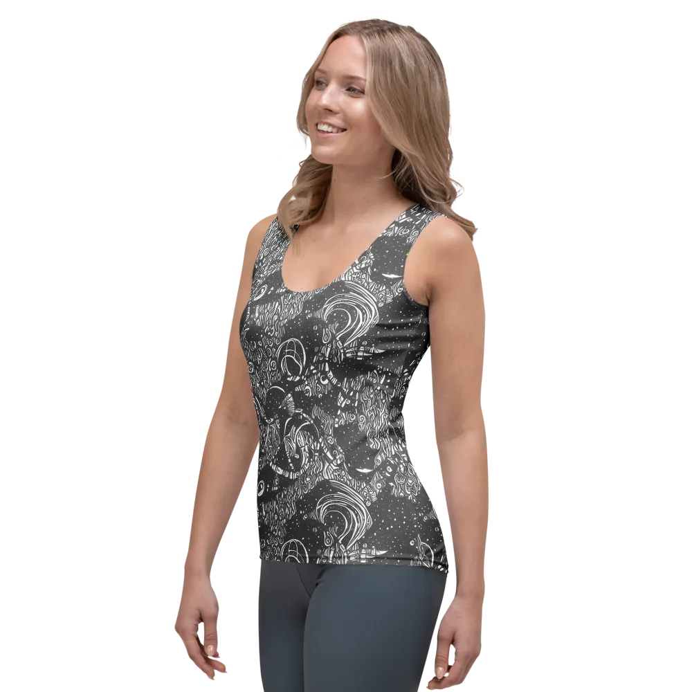 Shadow Reverie on Women's Tank Top — Left Front