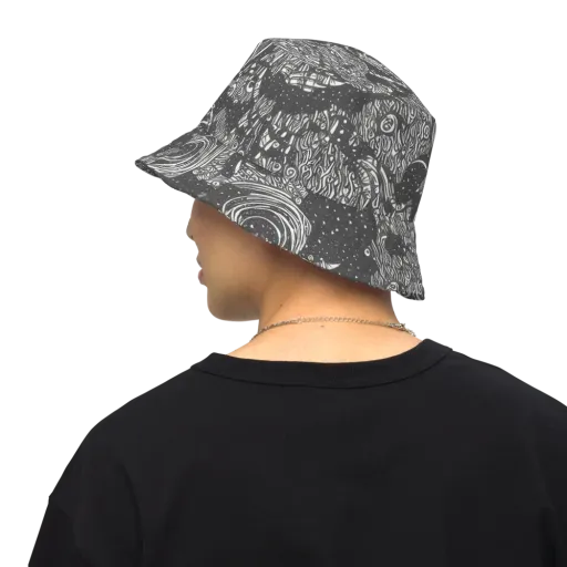 Shadow Reverie on a Reversible Bucket Hat