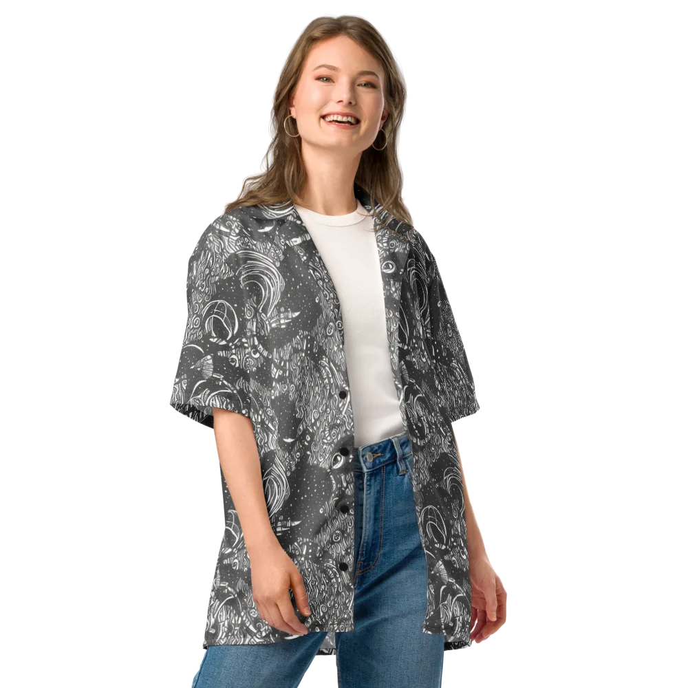 Shadow Reverie on Button Shirt — Front