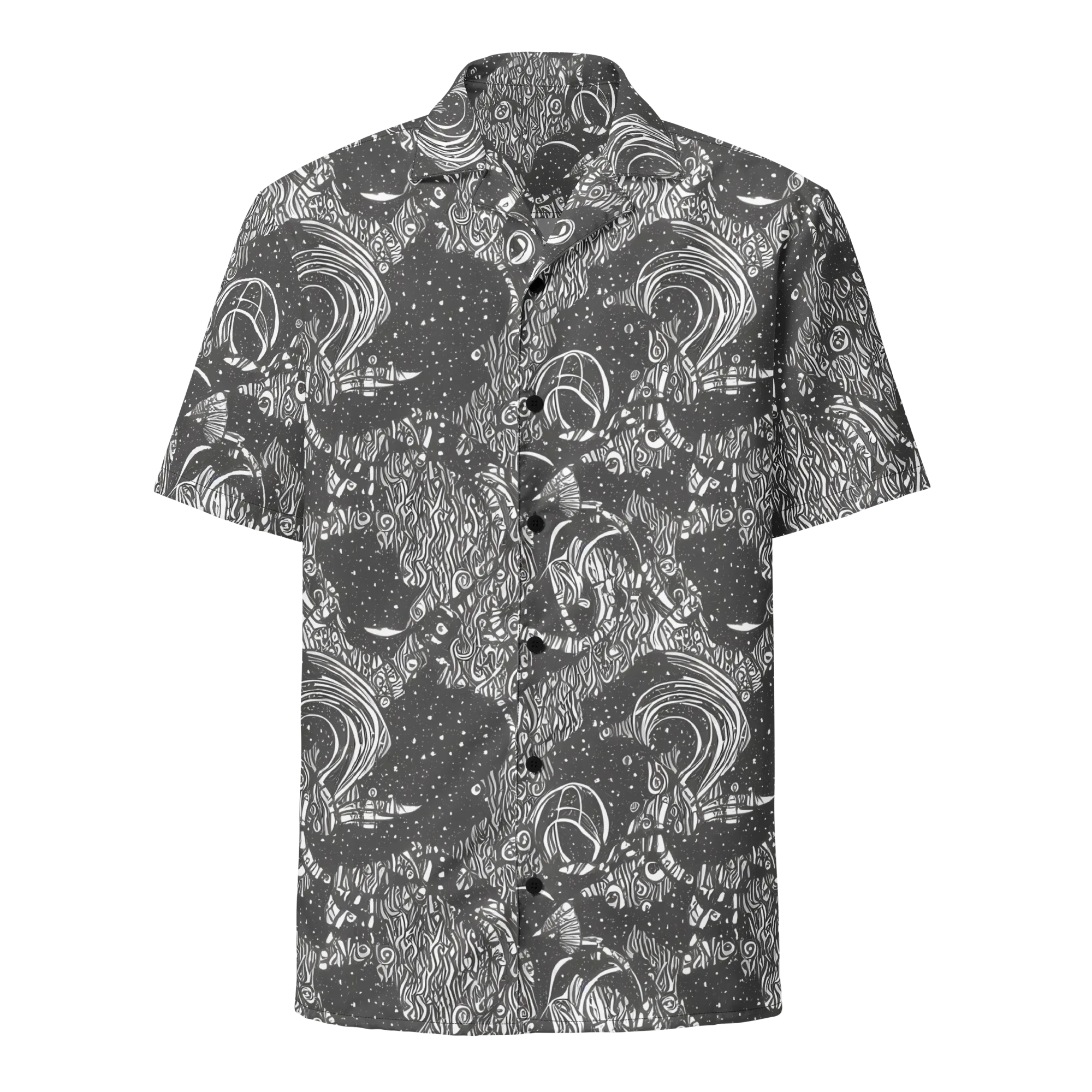 Shadow Reverie on Button Shirt — Front
