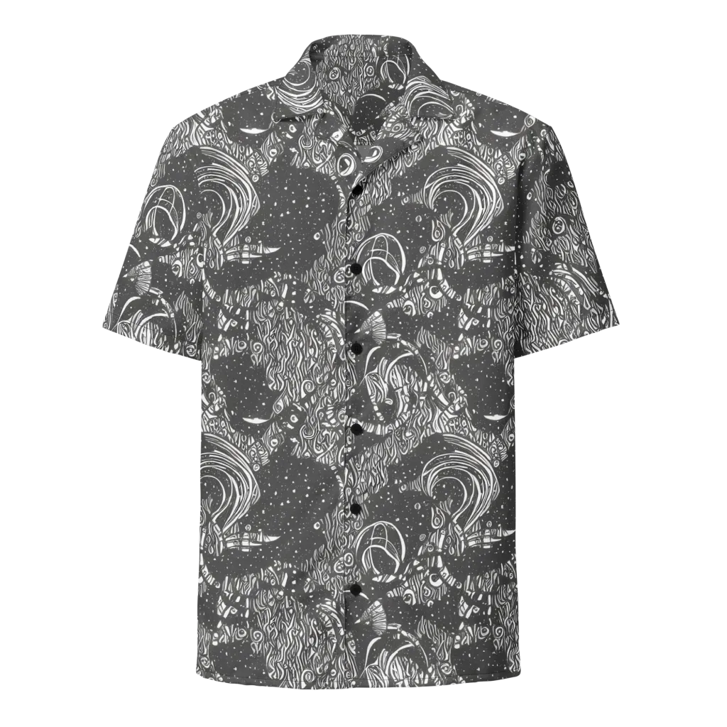 Shadow Reverie on Button Shirt — Front