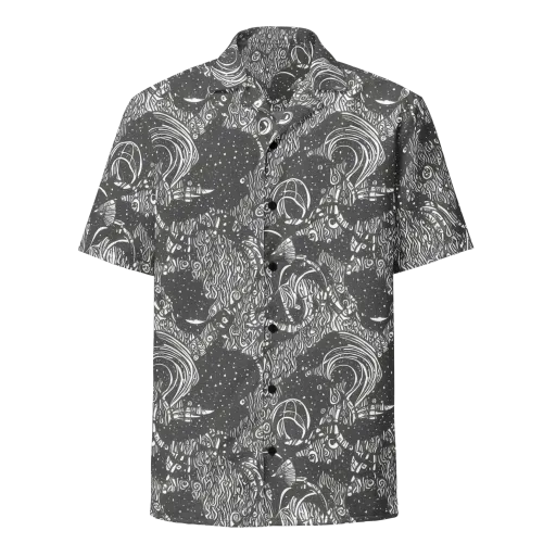 Shadow Reverie on a Button Shirt