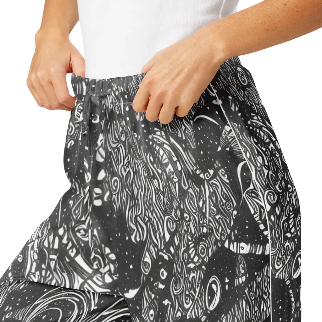Shadow Reverie on Women's Pajama Pants — Product details