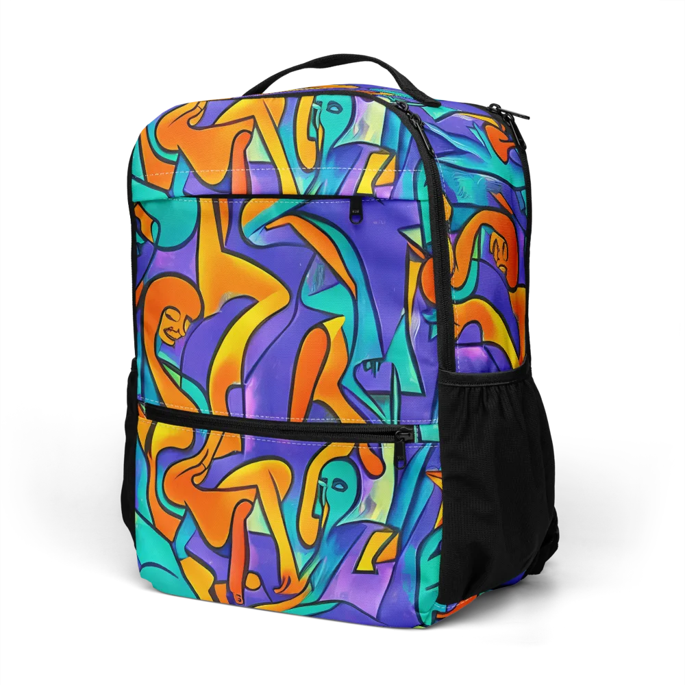 Surreal Movements on Utility Backpack — Left Front