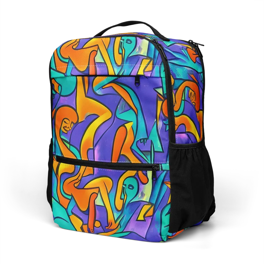 Surreal Movements on Utility Backpack — Left Front