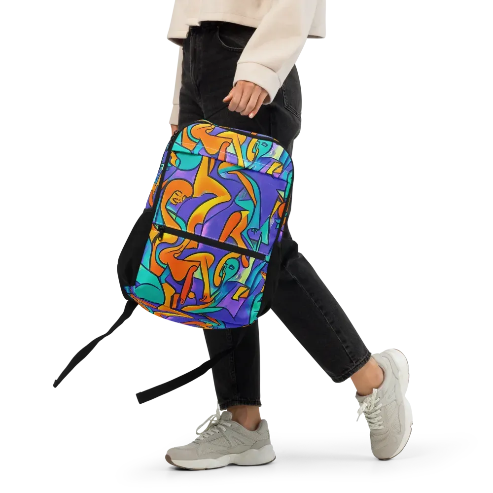 Surreal Movements on Utility Backpack — Front