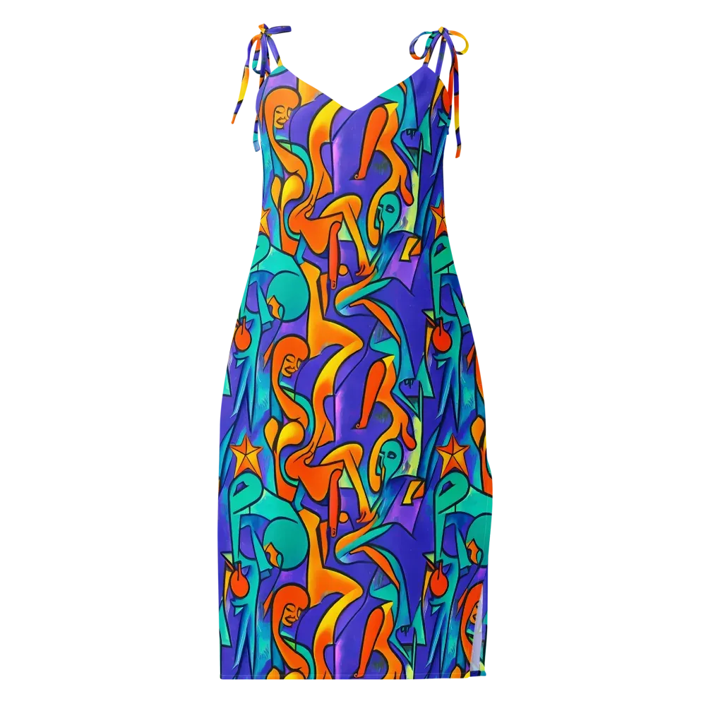 Surreal Movements on Slip Dress — Front