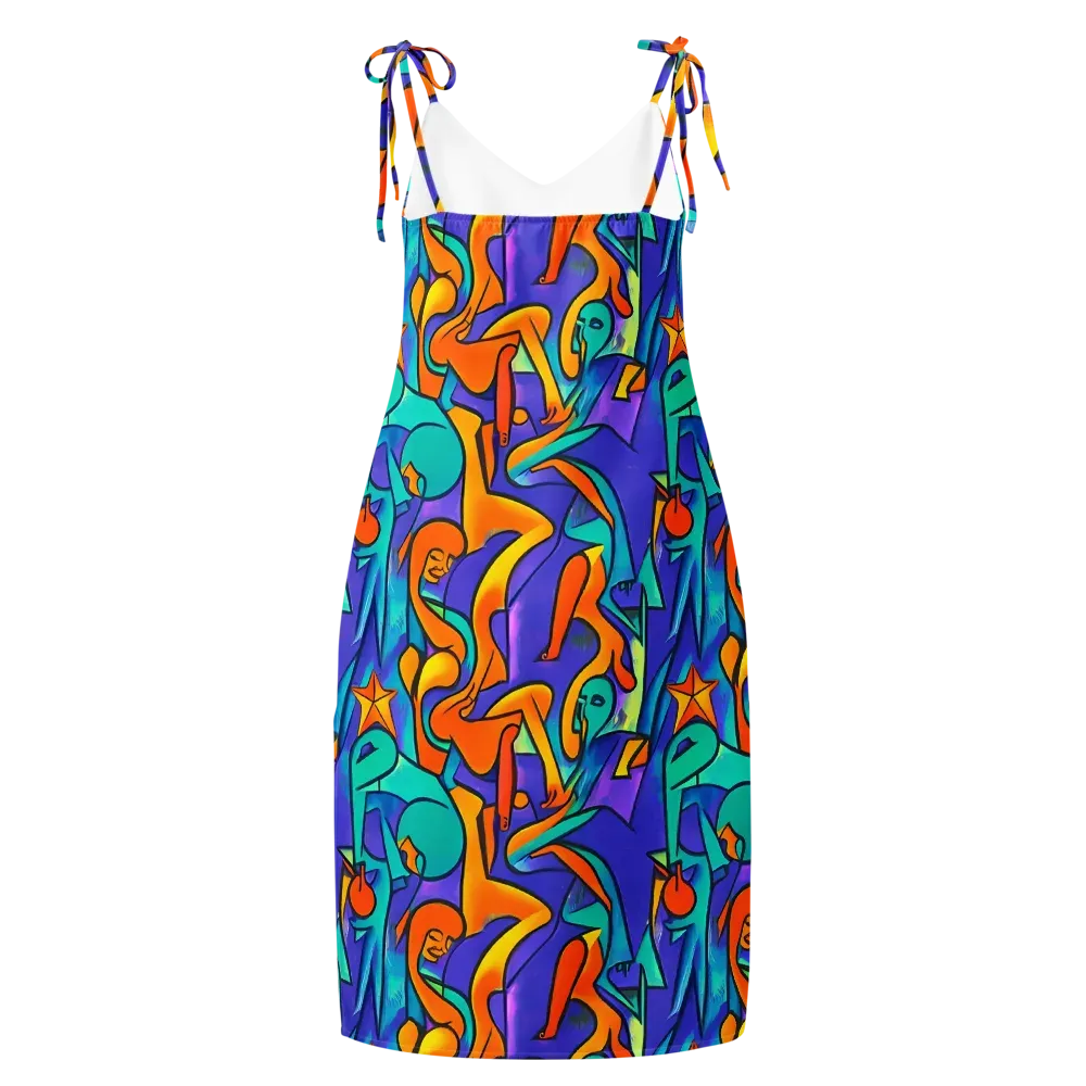 Surreal Movements on Slip Dress — Back