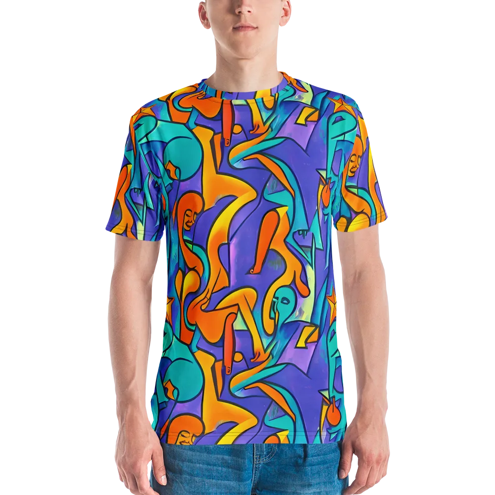 Surreal Movements on Men's Crew Neck T-Shirt — Front