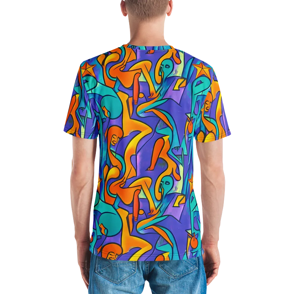 Surreal Movements on Men's Crew Neck T-Shirt — Back