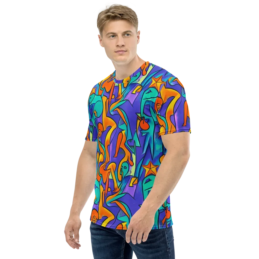 Surreal Movements on Men's Crew Neck T-Shirt — Left