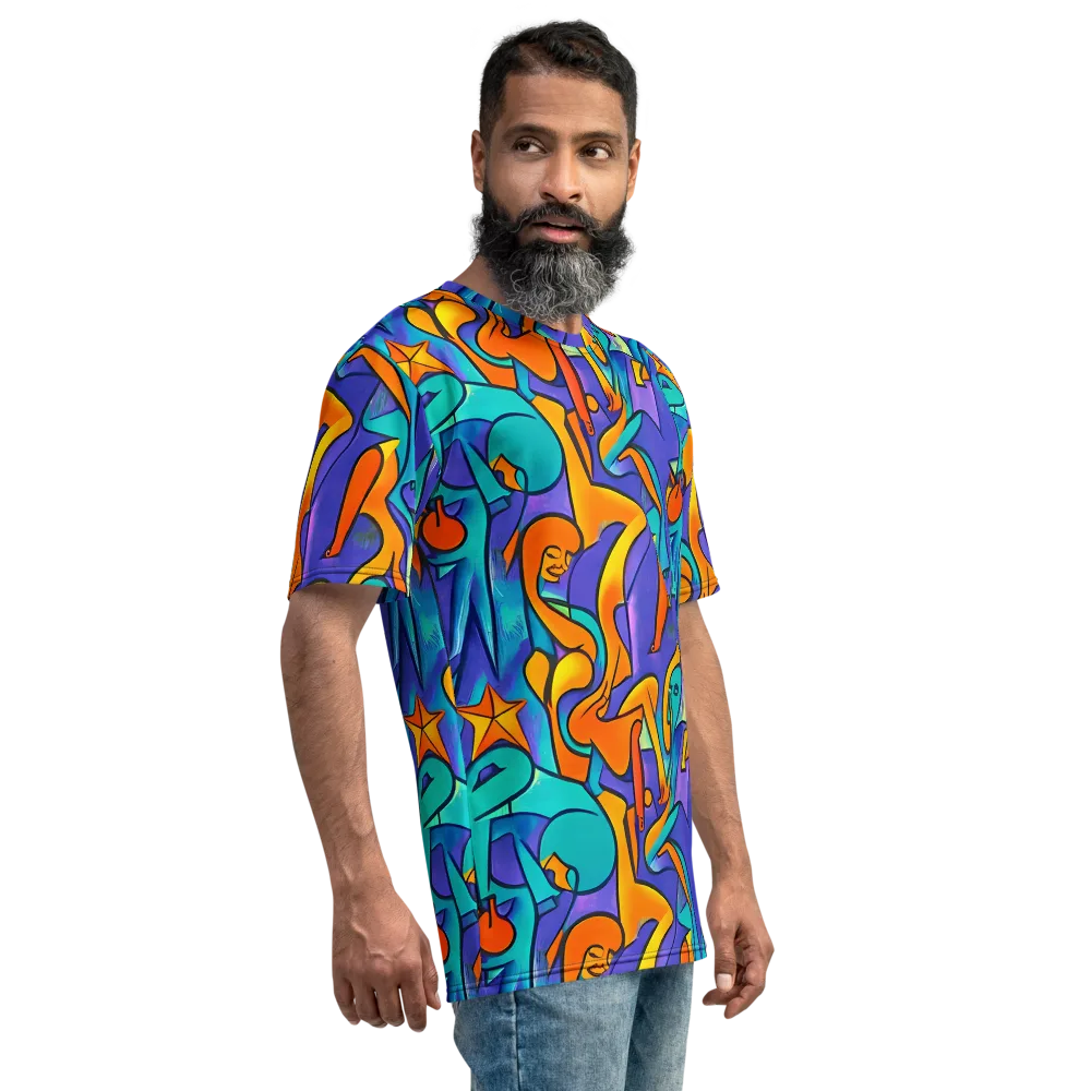 Surreal Movements on Men's Crew Neck T-Shirt — Right