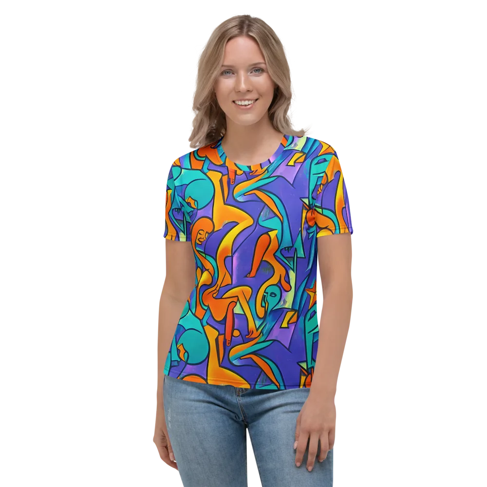 Surreal Movements on Women's Crew Neck T-Shirt — Front