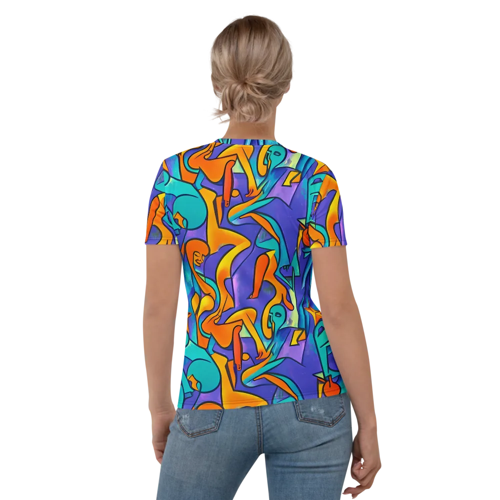 Surreal Movements on Women's Crew Neck T-Shirt — Back