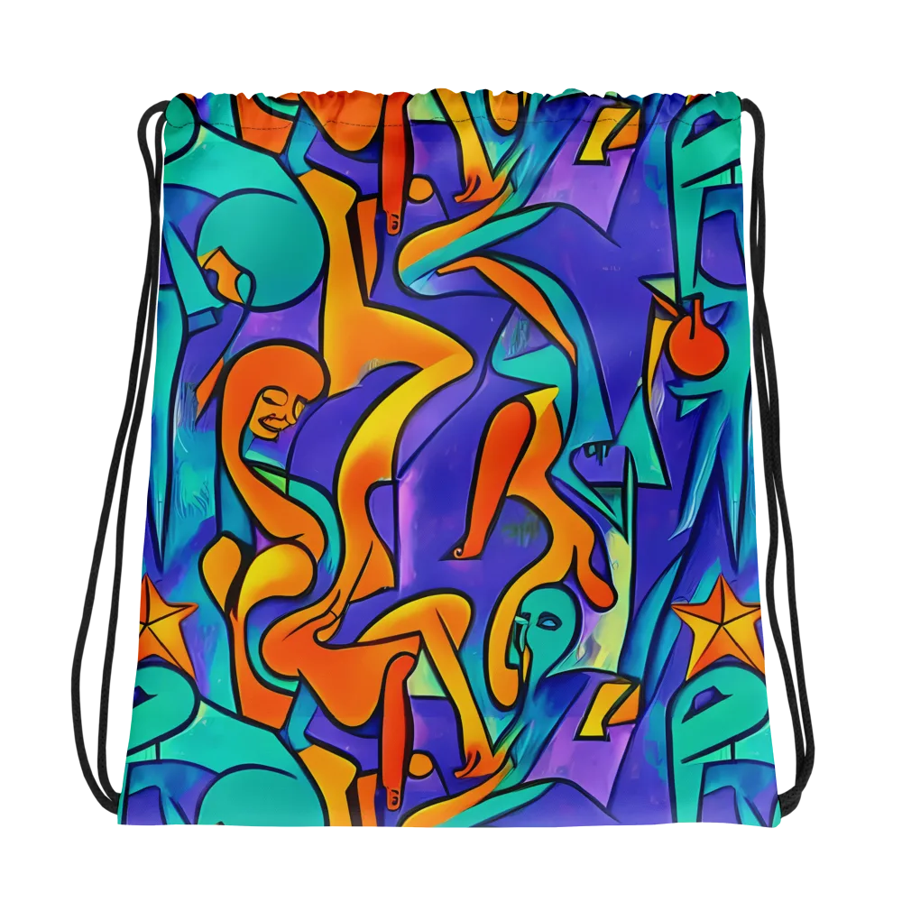 Surreal Movements on Drawstring Bag — Photo