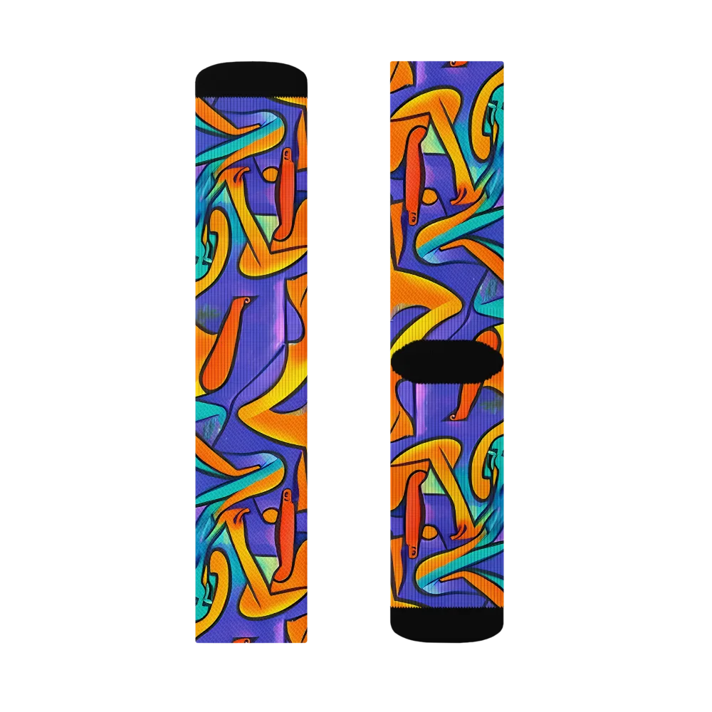 Surreal Movements on Socks — Right Sock