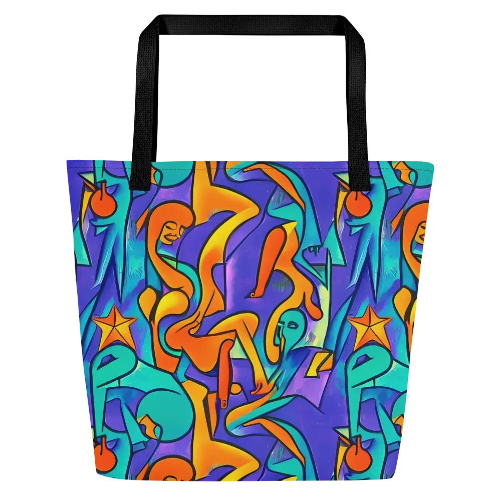 Surreal Movements on Large Tote Bag W/ Pocket — Front
