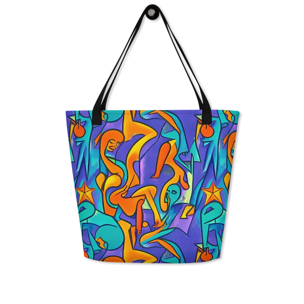 Surreal Movements on Large Tote Bag W/ Pocket — Front