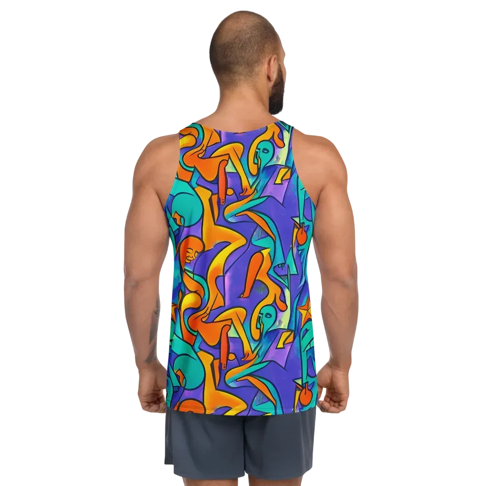 Surreal Movements on Men's Tank Top — Back