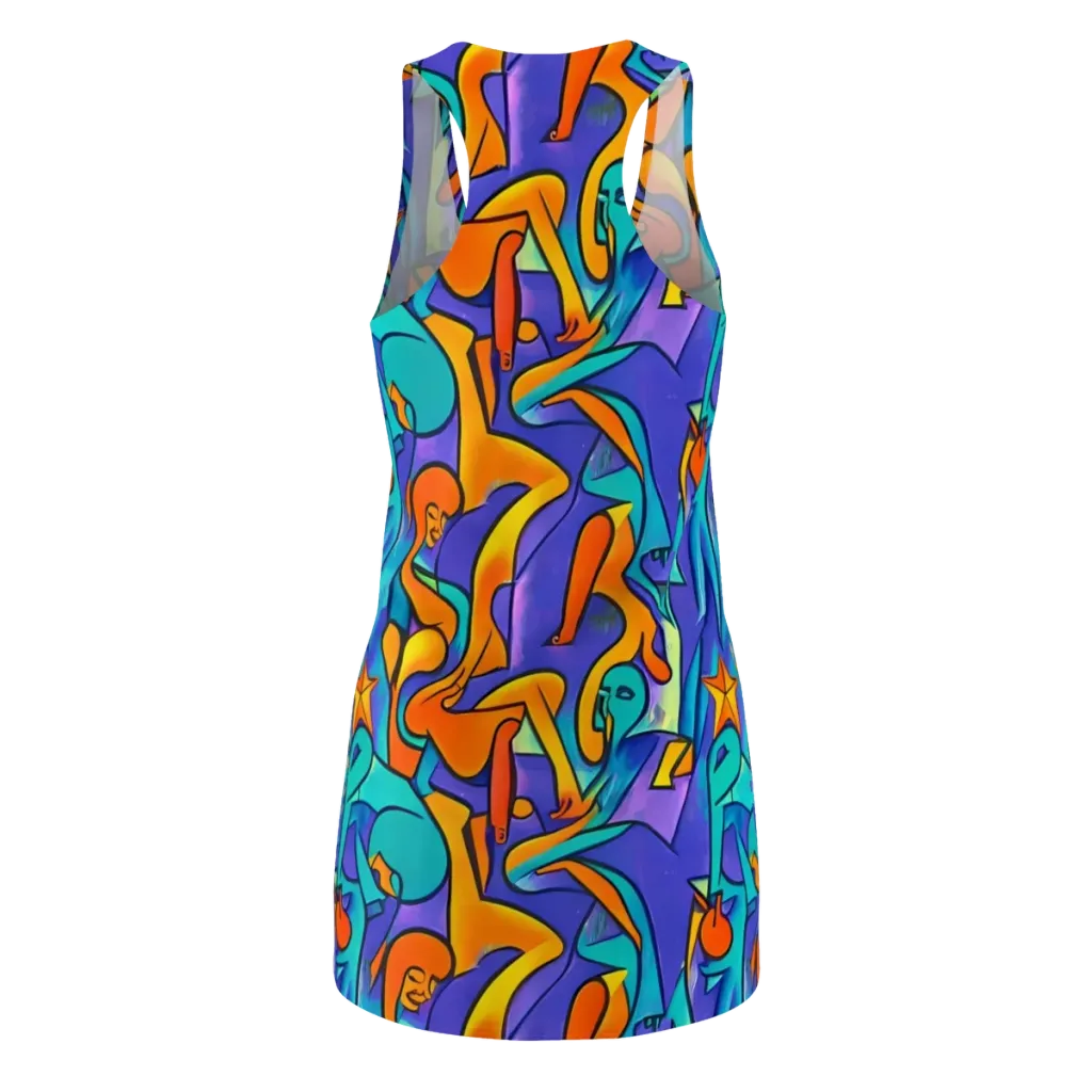 Surreal Movements on Racerback Dress — Back