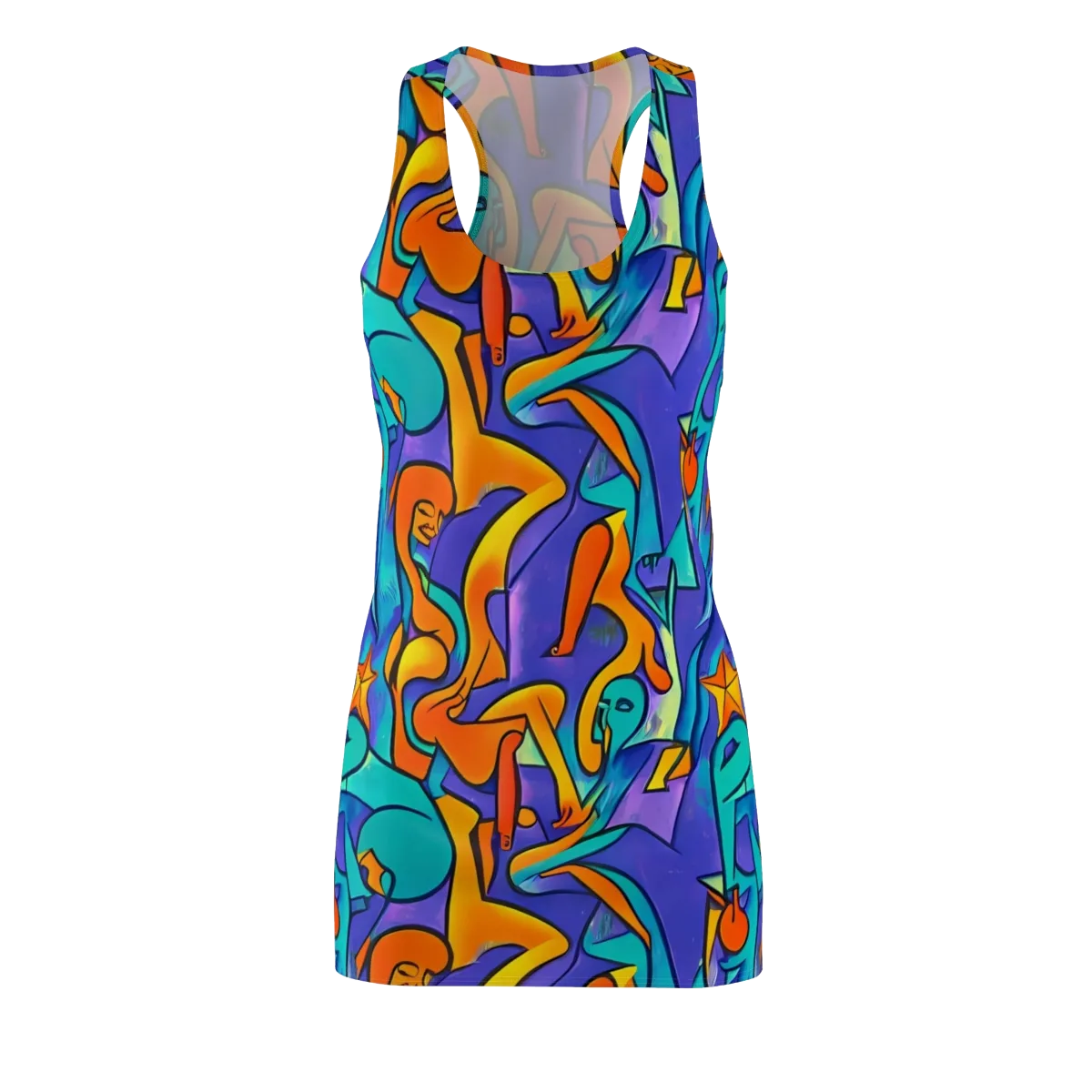 Surreal Movements on Racerback Dress — Front