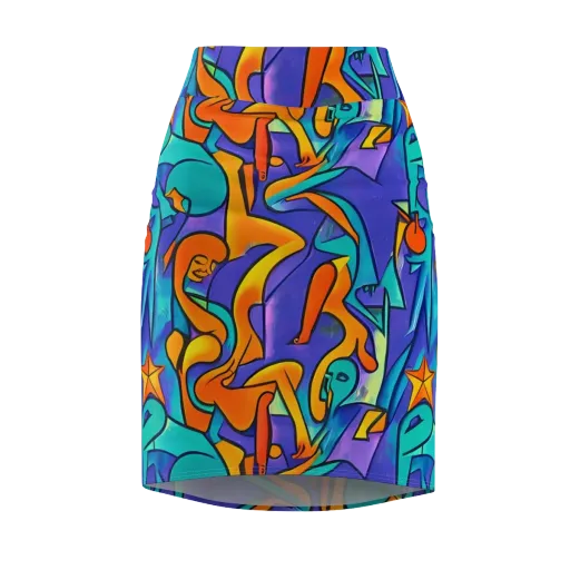 Surreal Movements on a Pencil Skirt