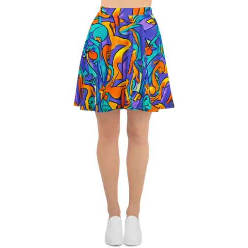 Surreal Movements on a Skater Skirt