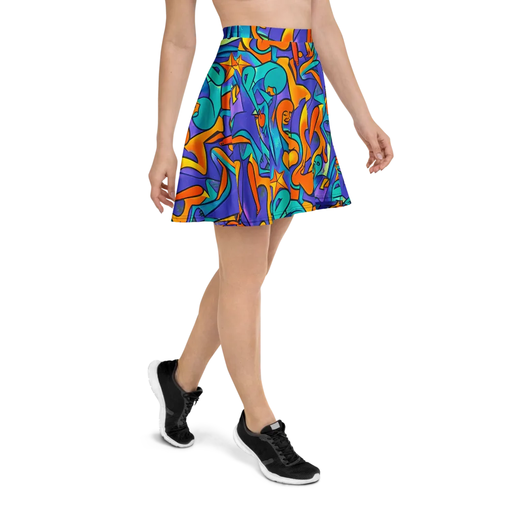 Surreal Movements on Skater Skirt — Right